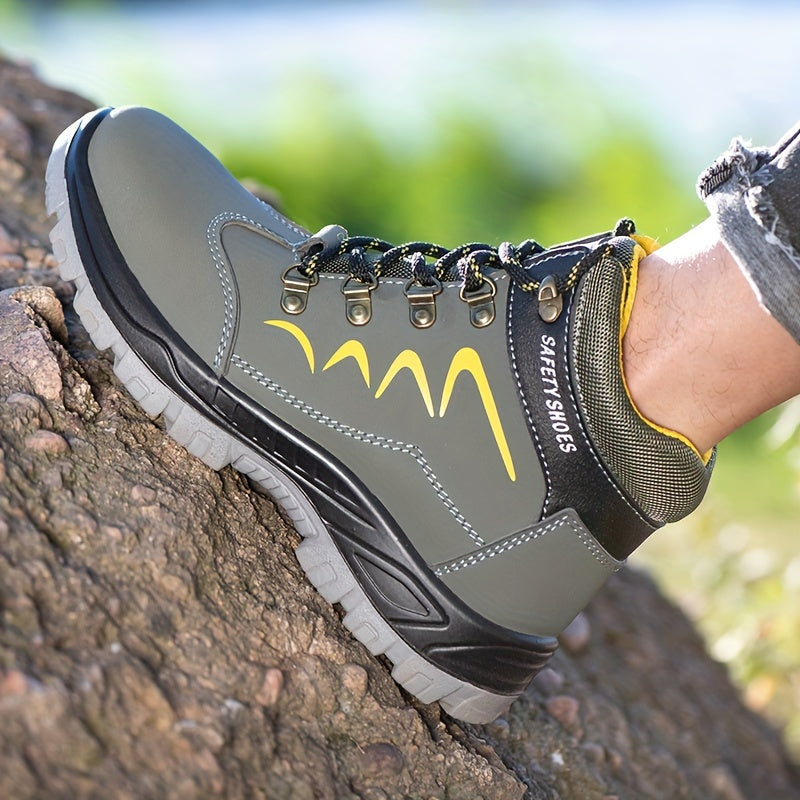 Botas de Seguridad Universal Heavy-Duty: Puntera de Acero, Antipunción, Antigolpes y Suela Antideslizante.