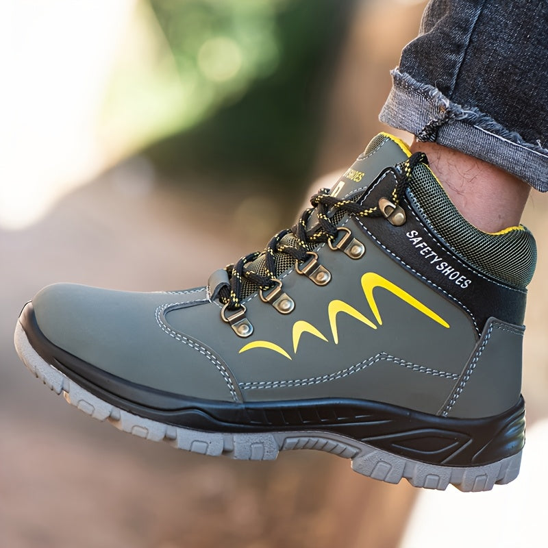 Botas de Seguridad Universal Heavy-Duty: Puntera de Acero, Antipunción, Antigolpes y Suela Antideslizante.