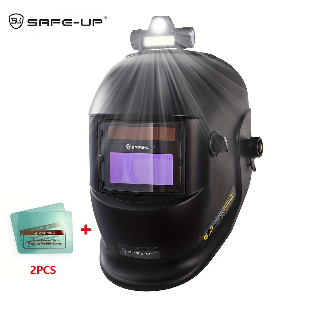 Casco de Soldadura Auto-Oscurecimiento SAFE-UP | Visor 93x43mm.