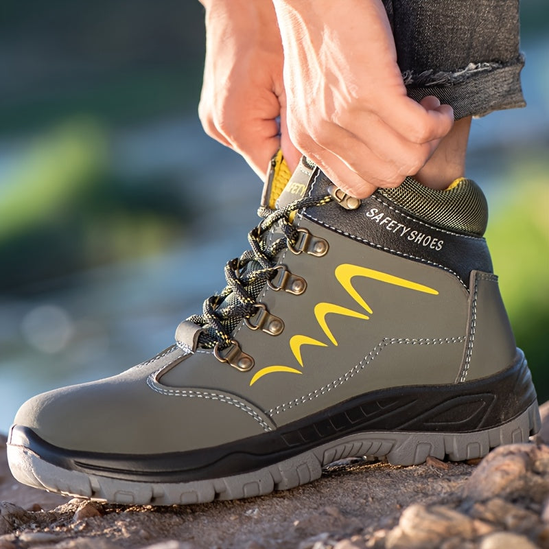 Botas de Seguridad Universal Heavy-Duty: Puntera de Acero, Antipunción, Antigolpes y Suela Antideslizante.