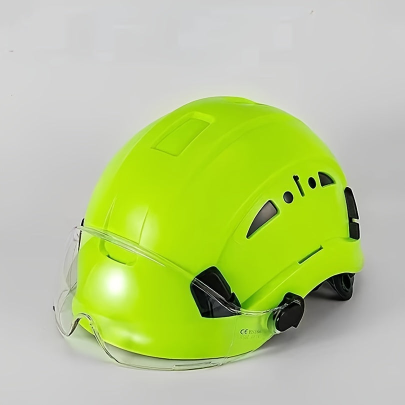 Casco de Seguridad ABS con Visor Integrado | Industrial y Construcción.