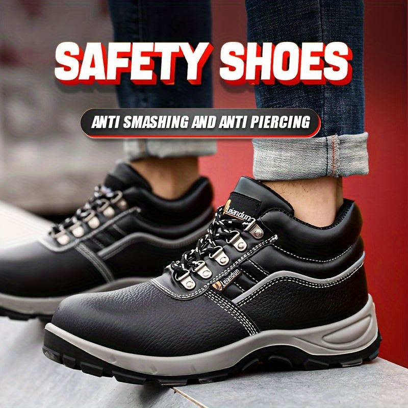 Botas Heavy-Duty Puntera y Plantilla de Acero | Anti-Perforación y Minería.