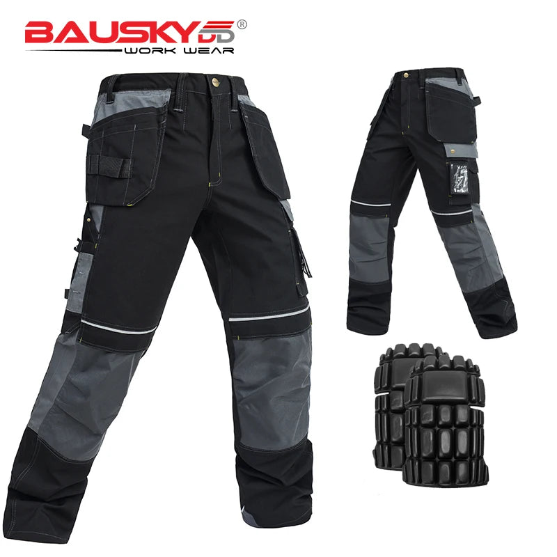 Pantalón de Trabajo de Alta Calidad para Hombre – Multi Bolsillos, Ideal para Artesanos, Mecánicos y Taller (Workwear).