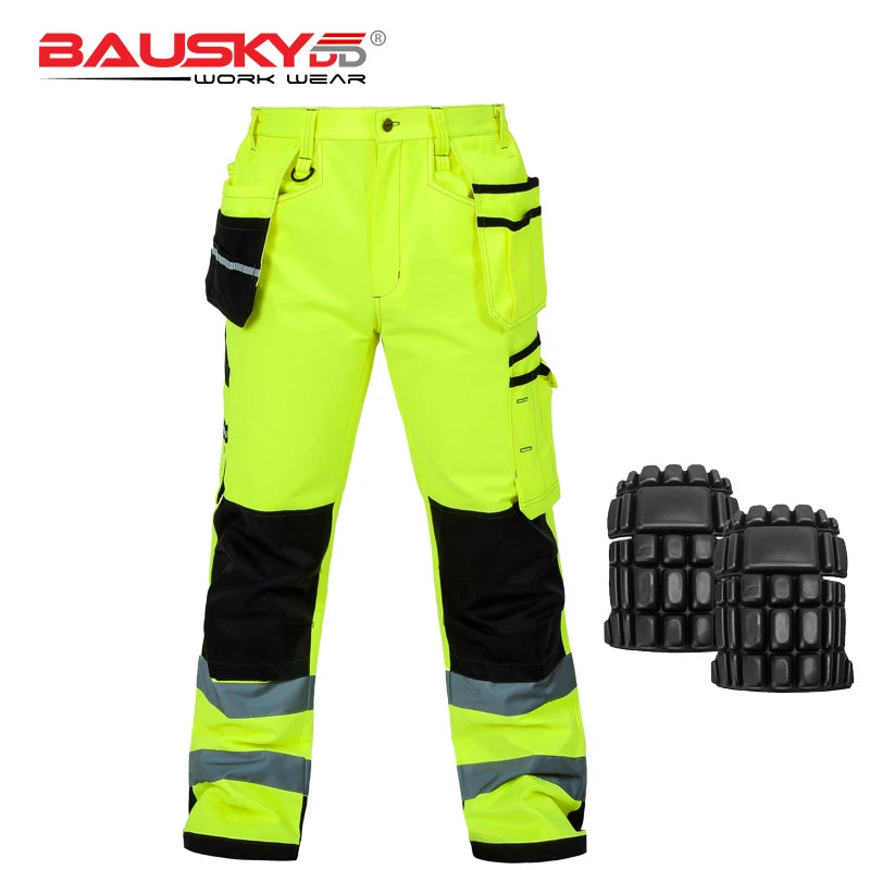 Pantalón de Trabajo de Alta Calidad para Hombre – Multi Bolsillos, Ideal para Artesanos, Mecánicos y Taller (Workwear).