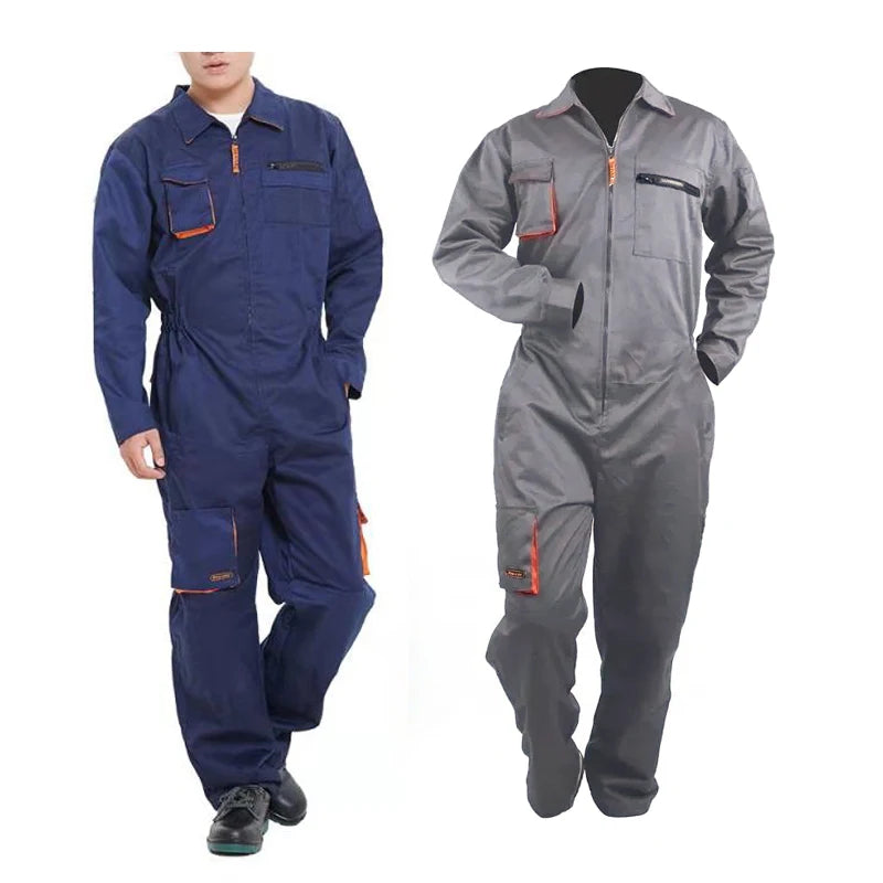 Mono de Trabajo  – Uniforme de Taller, Reparación de Autos y Soldadura (Tallas Grandes Disponibles).