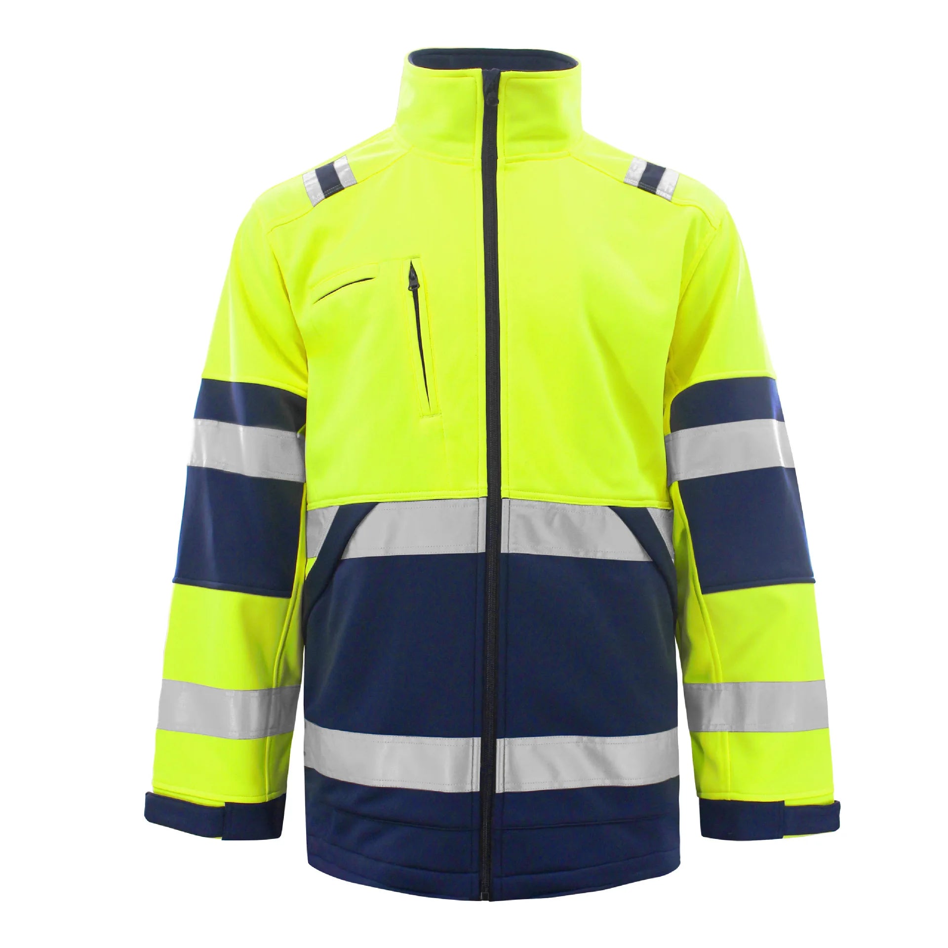 Chaqueta de Seguridad Hombre (Otoño/Invierno) – Reflectante, Cortavientos y Protección Laboral Exterior.