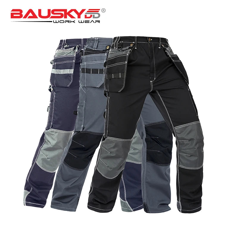 Pantalón de Trabajo de Alta Calidad para Hombre – Multi Bolsillos, Ideal para Artesanos, Mecánicos y Taller (Workwear).