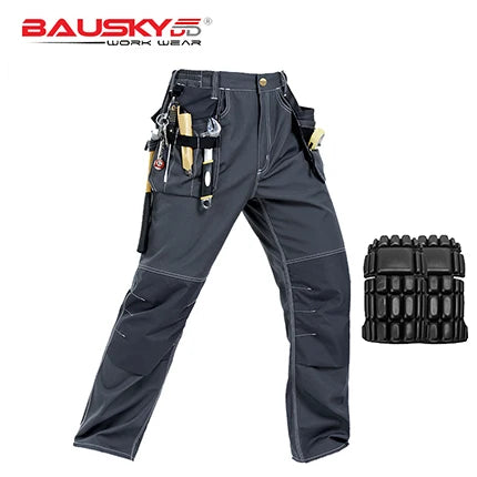 Pantalón de Trabajo de Alta Calidad para Hombre – Multi Bolsillos, Ideal para Artesanos, Mecánicos y Taller (Workwear).