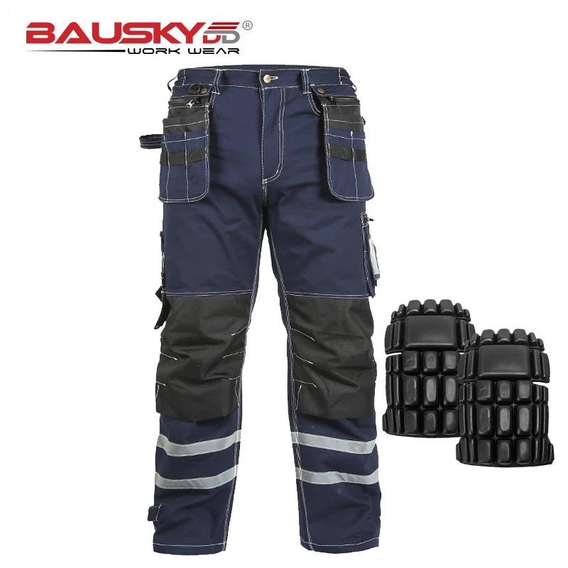 Pantalón de Trabajo de Alta Calidad para Hombre – Multi Bolsillos, Ideal para Artesanos, Mecánicos y Taller (Workwear).