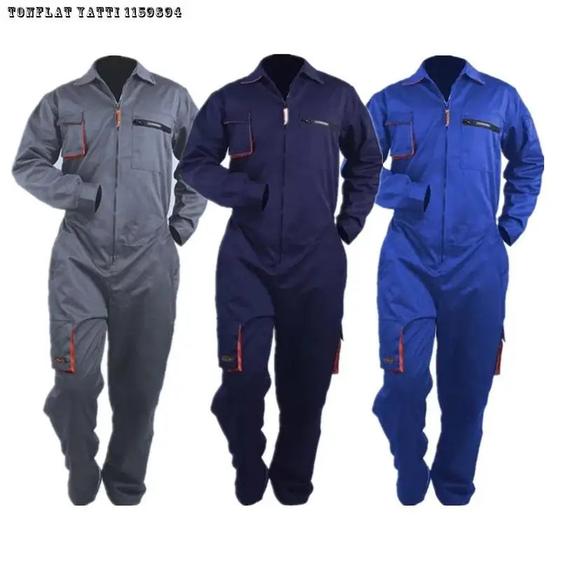 Mono de Trabajo  – Uniforme de Taller, Reparación de Autos y Soldadura (Tallas Grandes Disponibles).