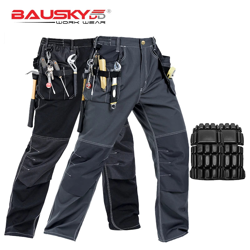 Pantalón de Trabajo de Alta Calidad para Hombre – Multi Bolsillos, Ideal para Artesanos, Mecánicos y Taller (Workwear).