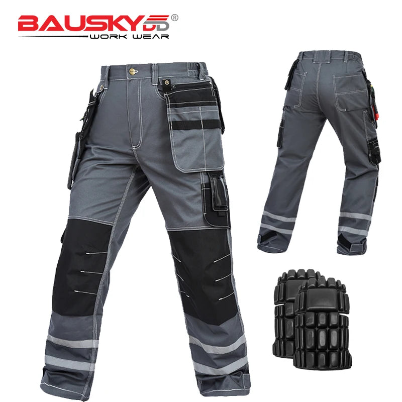 Pantalón de Trabajo de Alta Calidad para Hombre – Multi Bolsillos, Ideal para Artesanos, Mecánicos y Taller (Workwear).