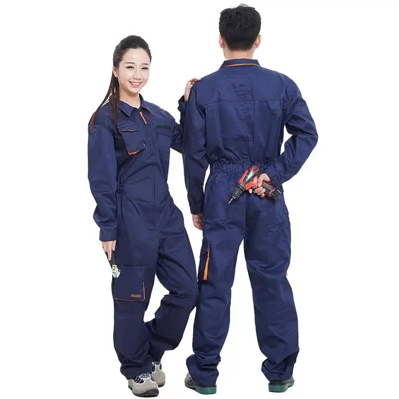 Mono de Trabajo  – Uniforme de Taller, Reparación de Autos y Soldadura (Tallas Grandes Disponibles).
