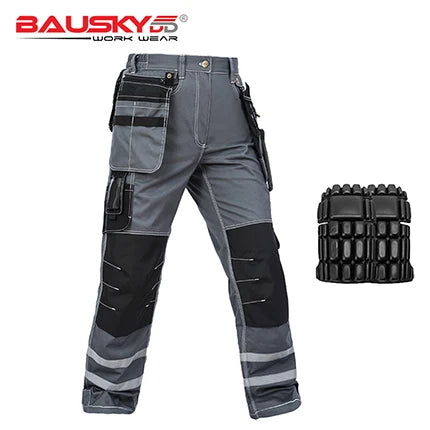 Pantalón de Trabajo de Alta Calidad para Hombre – Multi Bolsillos, Ideal para Artesanos, Mecánicos y Taller (Workwear).