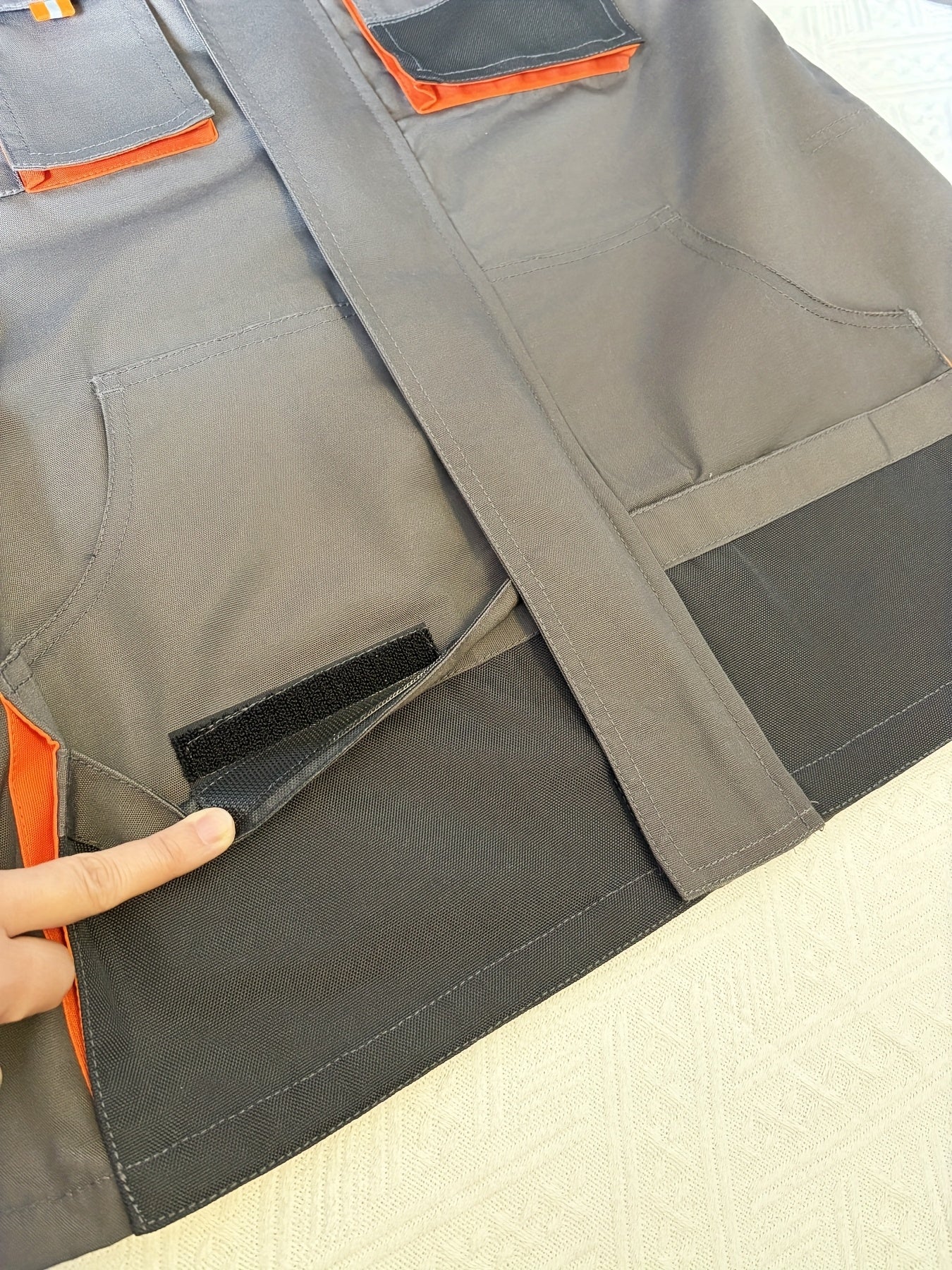 Chaqueta Trabajo Reforzada Gruesa | Cuello Convertible y Multibolsillos.